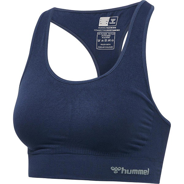 Hummel Seamless Sports Top Sport-Bh Dames - Marine