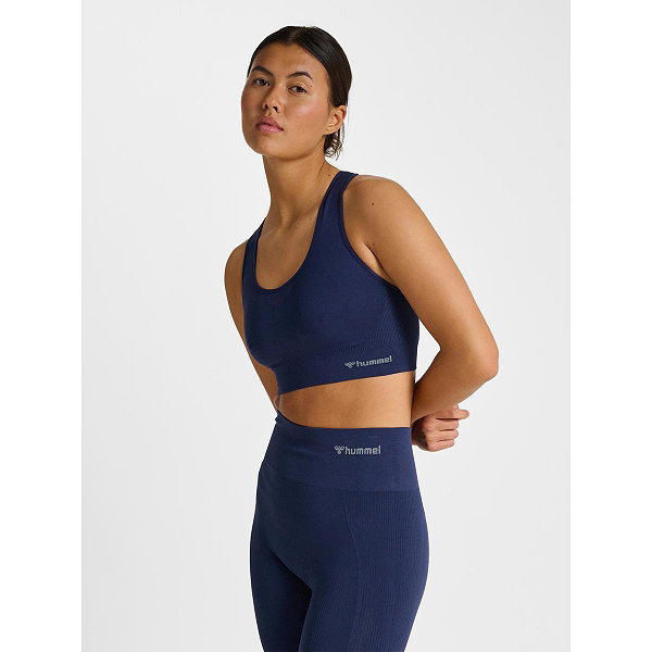 Hummel Seamless Sports Top Sport-Bh Dames - Marine