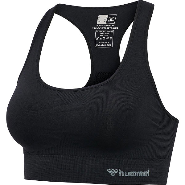 Hummel Seamless Sports Top Sport-Bh Damen - Schwarz
