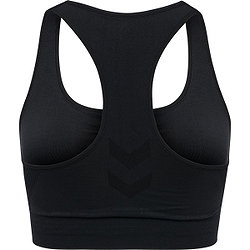 Vorschau: Hummel Seamless Sports Top Sport-Bh Damen - Schwarz