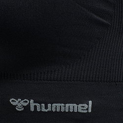 Vorschau: Hummel Seamless Sports Top Sport-Bh Damen - Schwarz