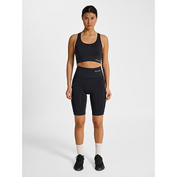Vorschau: Hummel Seamless Sports Top Sport-Bh Damen - Schwarz