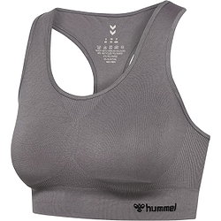 Hummel Seamless Sports Top Brassière De Sport Femmes - Gris Foncé