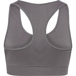 Voorvertoning: Hummel Seamless Sports Top Sport-Bh Dames - Donkergrijs
