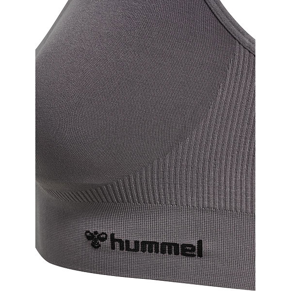Hummel Seamless Sports Top Sport-Bh Dames - Donkergrijs