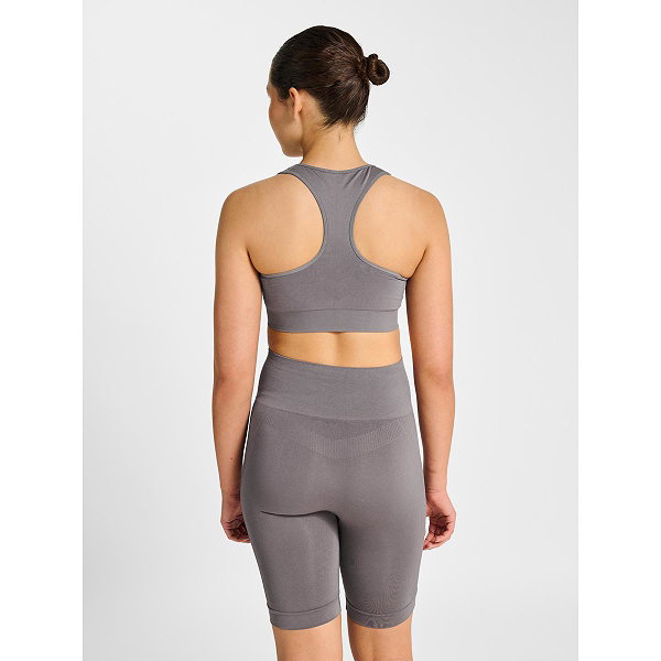 Hummel Seamless Sports Top Sport-Bh Dames - Donkergrijs