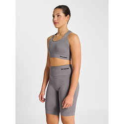 Voorvertoning: Hummel Seamless Sports Top Sport-Bh Dames - Donkergrijs