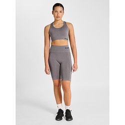 Voorvertoning: Hummel Seamless Sports Top Sport-Bh Dames - Donkergrijs