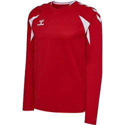 Hummel Core 2.0 Maillot À Manches Longues Hommes - Rouge / Blanc