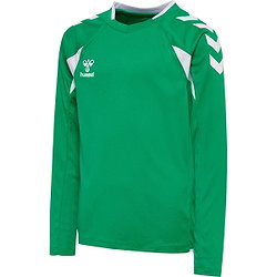 Hummel Core 2.0 Trikot Langarm Kinder - Grün / Weiß