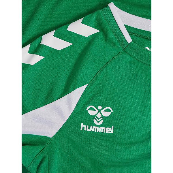 Hummel Core 2.0 Voetbalshirt Lange Mouw Kinderen - Groen / Wit