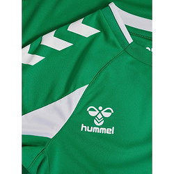 Voorvertoning: Hummel Core 2.0 Voetbalshirt Lange Mouw Kinderen - Groen / Wit