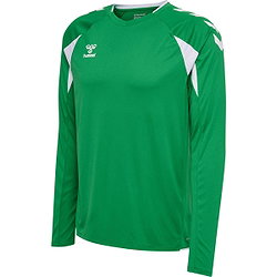 Hummel Core 2.0 Maillot À Manches Longues Hommes - Vert / Blanc