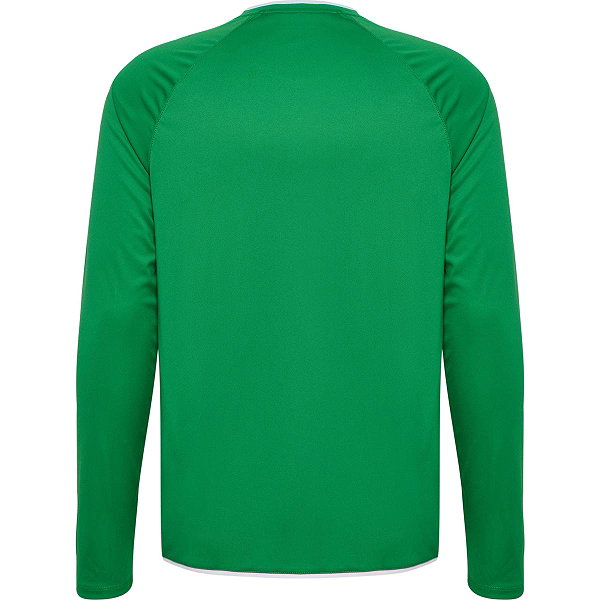 Hummel Core 2.0 Voetbalshirt Lange Mouw Heren - Groen / Wit