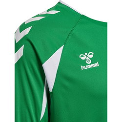 Voorvertoning: Hummel Core 2.0 Voetbalshirt Lange Mouw Heren - Groen / Wit