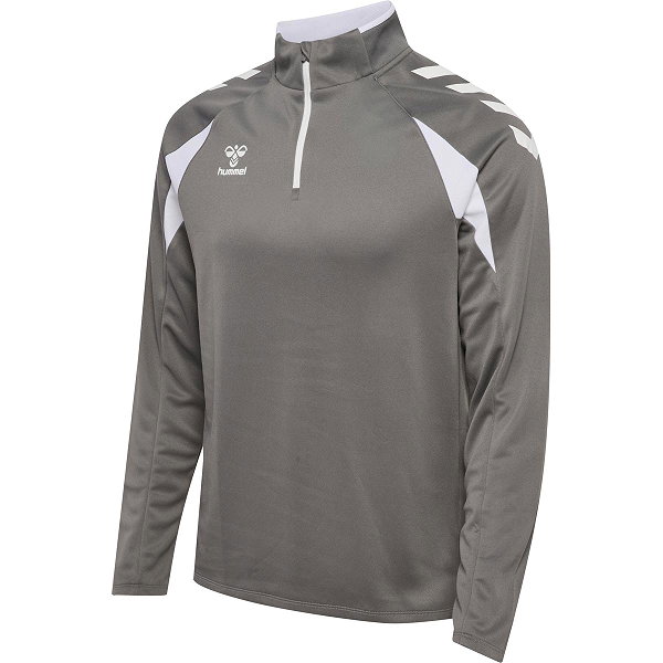 Hummel Core 2.0 Ziptop Hommes - Gris / Blanc