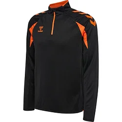 Hummel Core 2.0 Ziptop Heren - Zwart / Oranje