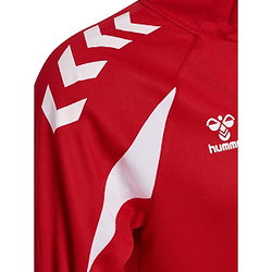 Présentation: Hummel Core 2.0 Ziptop Hommes - Rouge / Blanc