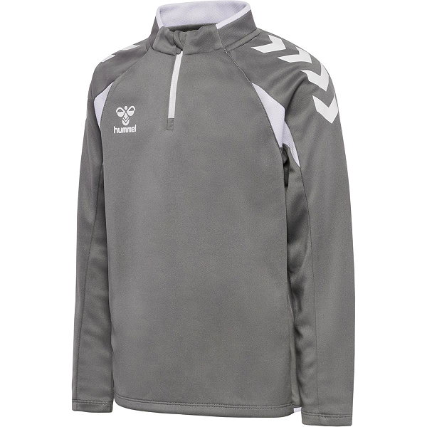 Hummel Core 2.0 Ziptop Enfants - Gris / Blanc