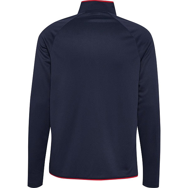 Hummel Core 2.0 Ziptop Hommes - Marine / Rouge