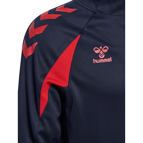 Hummel Core 2.0 Ziptop Hommes - Marine / Rouge