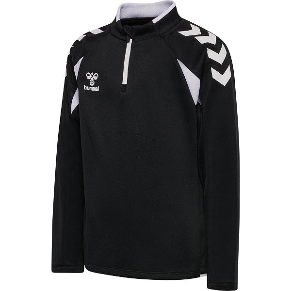 Hummel Core 2.0 Ziptop Enfants - Noir / Blanc