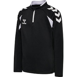 Présentation: Hummel Core 2.0 Ziptop Enfants - Noir / Blanc