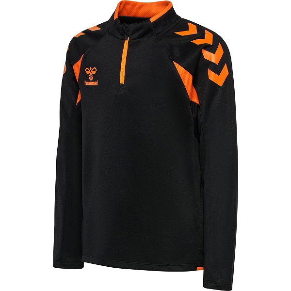 Hummel Core 2.0 Ziptop Enfants - Noir / Orange