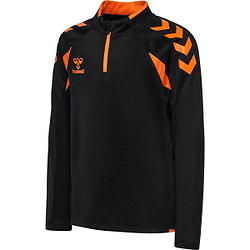 Présentation: Hummel Core 2.0 Ziptop Enfants - Noir / Orange