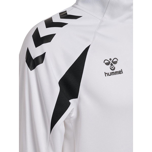 Hummel Core 2.0 Ziptop Hommes - Blanc / Noir