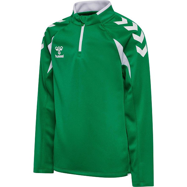 Hummel Core 2.0 Ziptop Enfants - Vert / Blanc