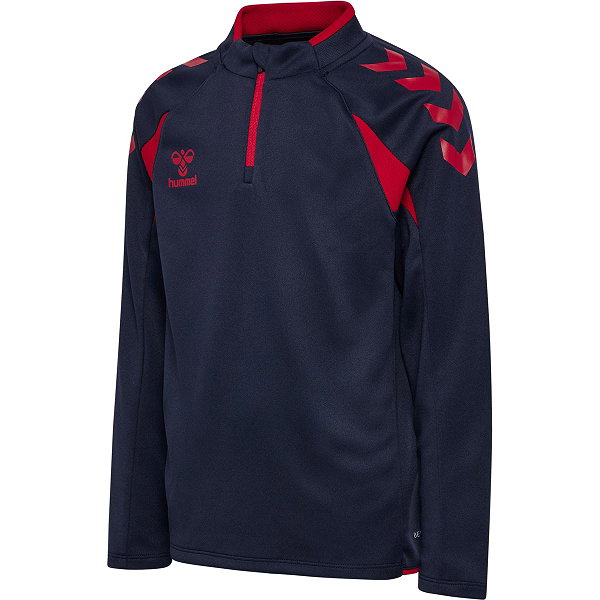 Hummel Core 2.0 Ziptop Kinderen - Marine / Rood