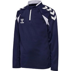 Hummel Core 2.0 Ziptop Enfants - Marine / Blanc