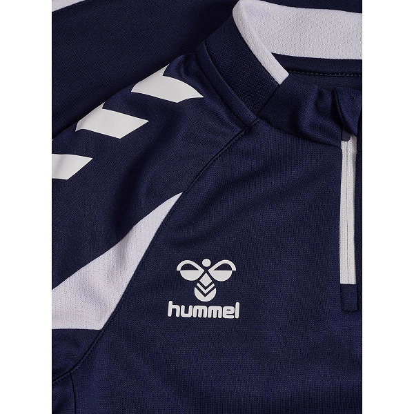 Hummel Core 2.0 Ziptop Enfants - Marine / Blanc