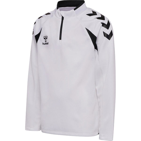 Hummel Core 2.0 Ziptop Enfants - Blanc / Noir