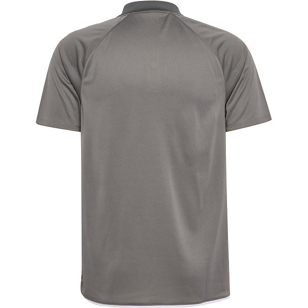 Hummel Core 2.0 Polo Hommes - Gris / Blanc