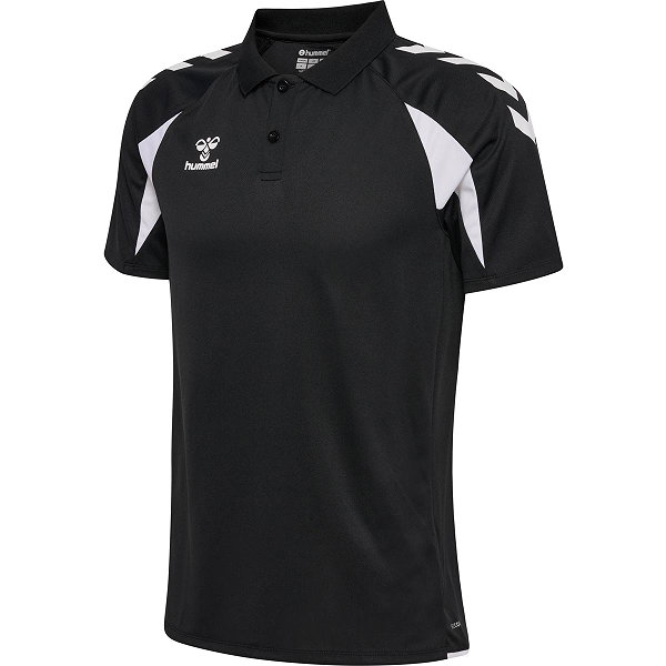 Hummel Core 2.0 Polo Heren - Zwart / Wit