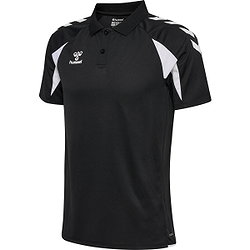 Hummel Core 2.0 Polo Hommes - Noir / Blanc