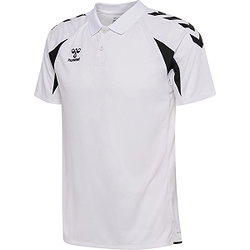 Hummel Core 2.0 Polo Hommes - Blanc / Noir