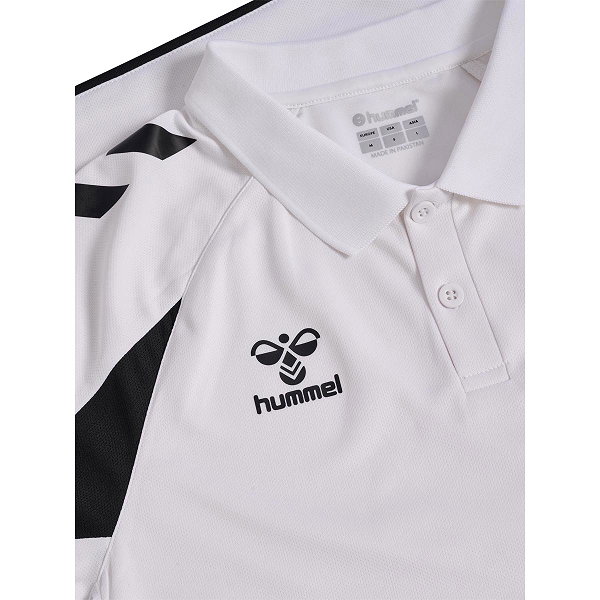 Hummel Core 2.0 Poloshirt Herren - Weiß / Schwarz
