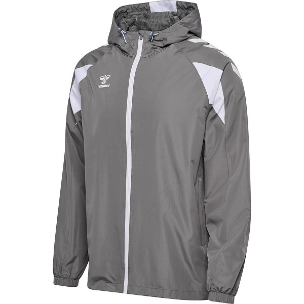Hummel Core 2.0 Allwetterjacke Herren - Grau / Weiß
