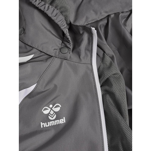 Hummel Core 2.0 Veste De Pluie Enfants - Gris / Blanc