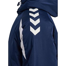Présentation: Hummel Core 2.0 Veste Coach Hommes - Marine / Blanc