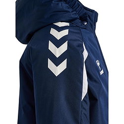 Voorvertoning: Hummel Core 2.0 Coach Jacket Kinderen - Marine / Wit