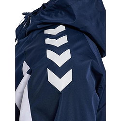 Présentation: Hummel Core 2.0 Veste De Pluie Hommes - Marine / Blanc
