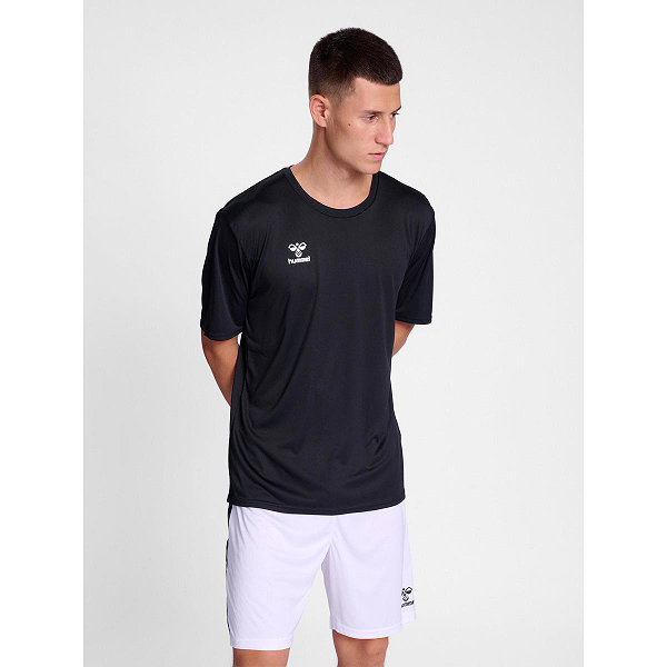 Hummel Essential Maillot Manches Courtes Hommes - Noir