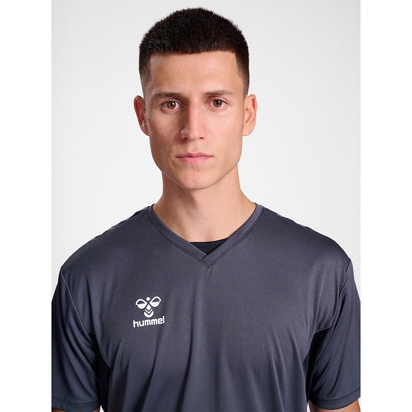 Hummel Essential Maillot Manches Courtes Hommes - Gris