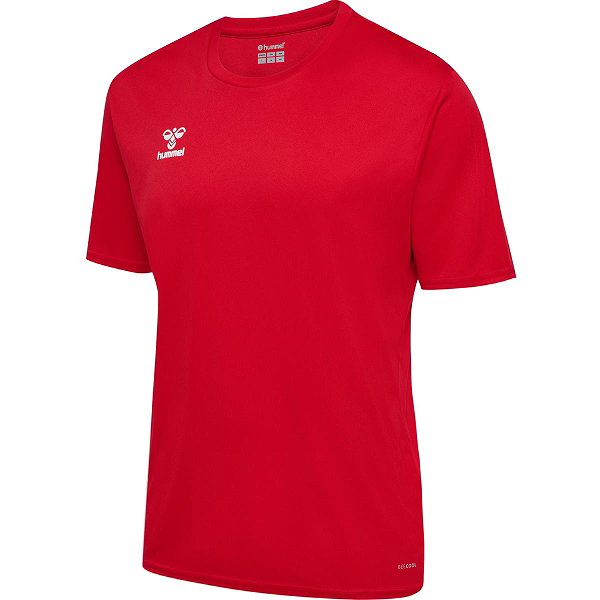 Hummel Essential Maillot Manches Courtes Hommes - Rouge