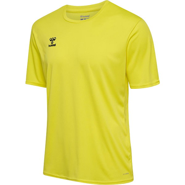 Hummel Essential Shirt Korte Mouw Heren - Felgeel