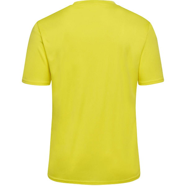 Hummel Essential Shirt Korte Mouw Heren - Felgeel